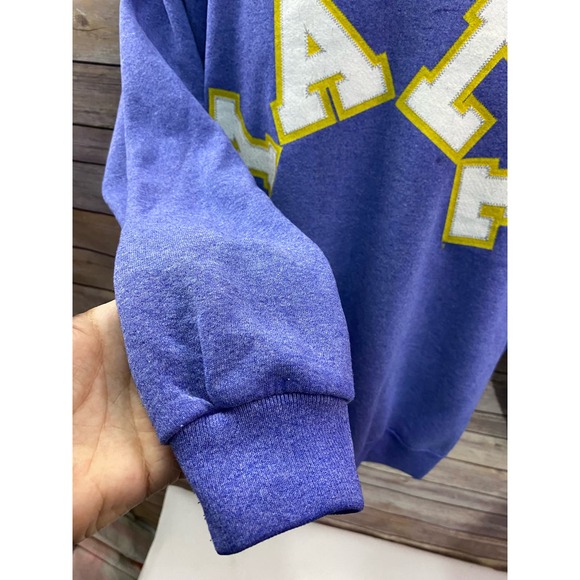 American Eagle YALE University Sweatshirt Large VTG 90s Sun Faded Crewneck - Picture 11 of 12